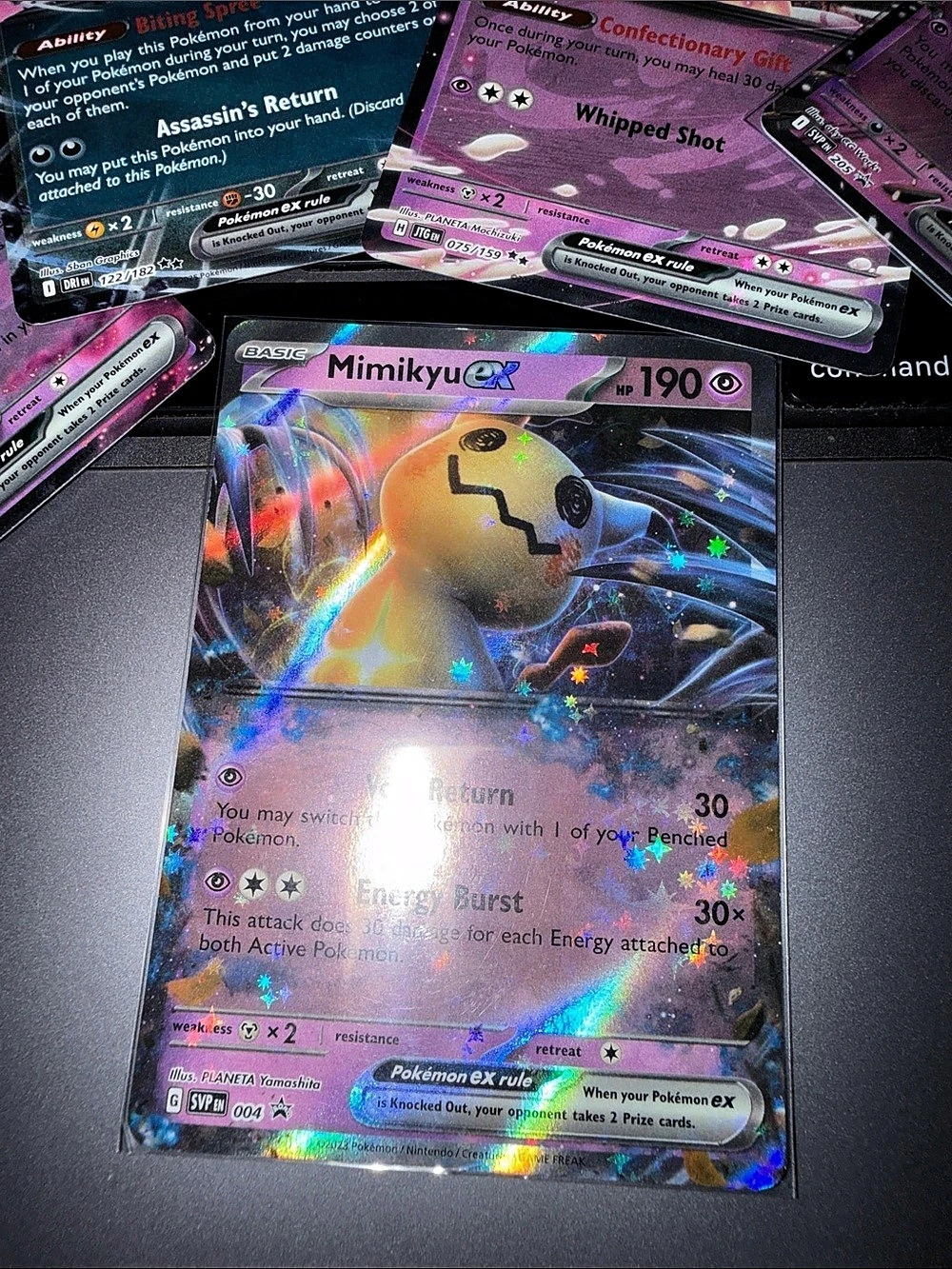 Pokemon Mimikyu ex - SVPEN 004 Trading Cards Lot of 5